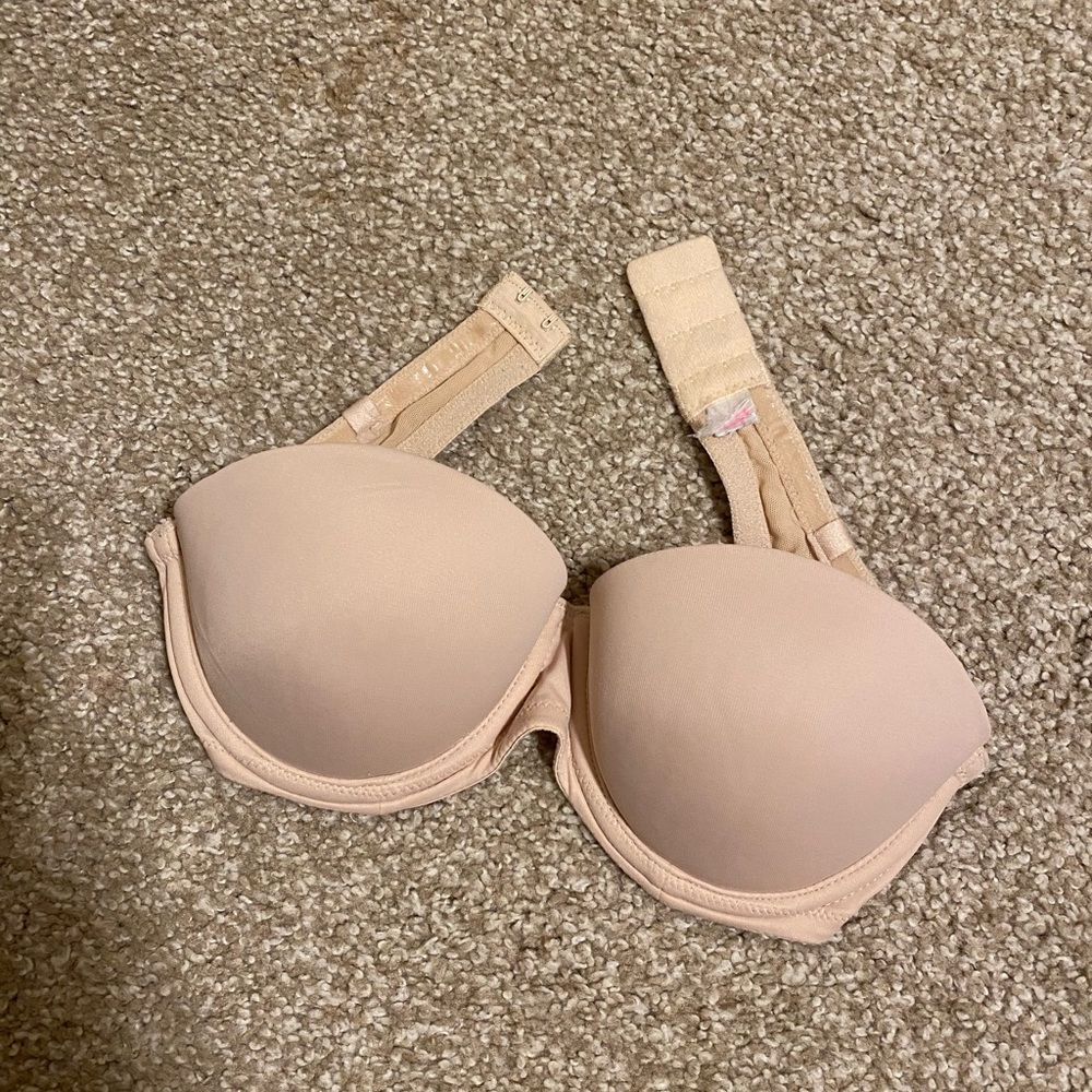 Victoria Secret Pink Strapless Push Up Bra